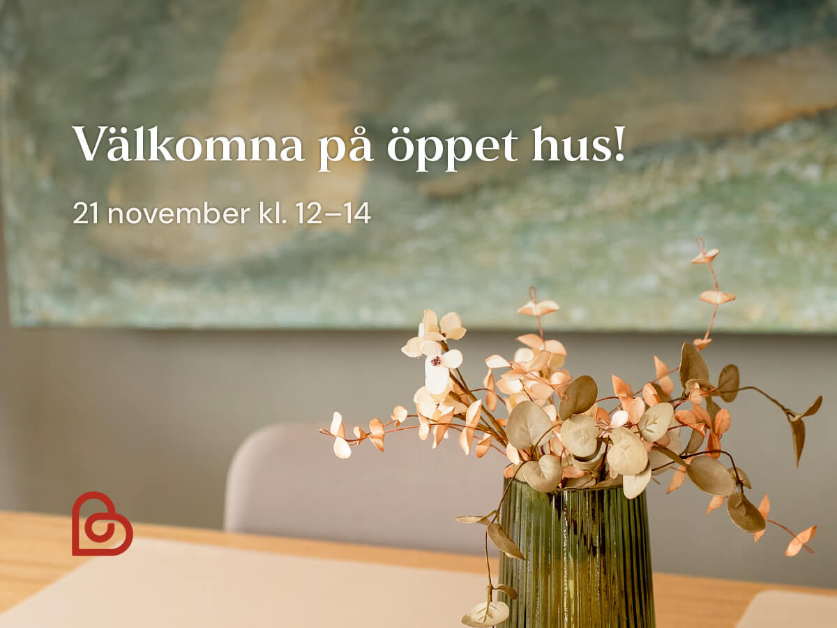 Öppet hus 21 november 2025 kl. 12–14